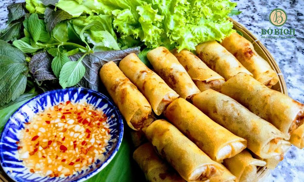 Món chả giò tôm thịt