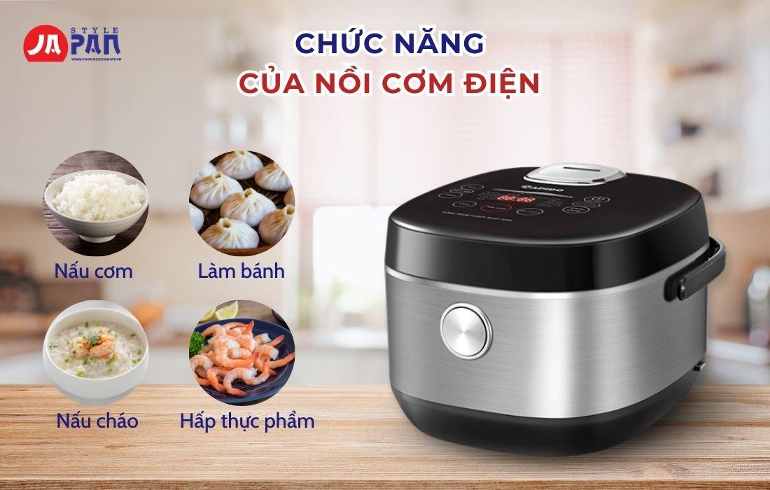 Chức năng của nồi cơm điện