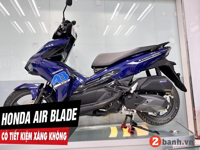 Bình xăng xe ab bao nhiêu lít honda air blade 2024 có tiết kiệm xăng không - 1