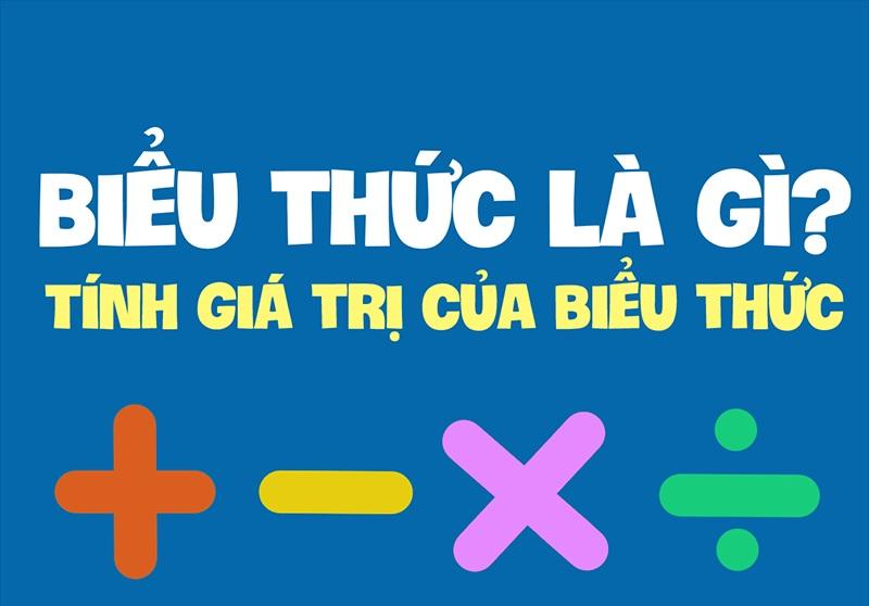 Biểu thức chính là một bài toán có nhiều phép tính kết hợp. (Ảnh: Sưu tầm internet)